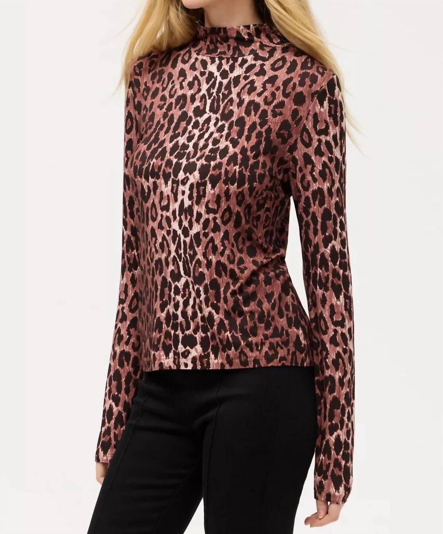Johnny Was - Janie Favorite Long Sleeve Fitted Mock Neck Top