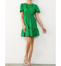 Thml - SMOCKED WAIST LEATHER DRESS