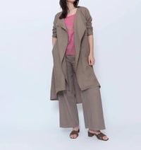Blueberry - Draped Duster