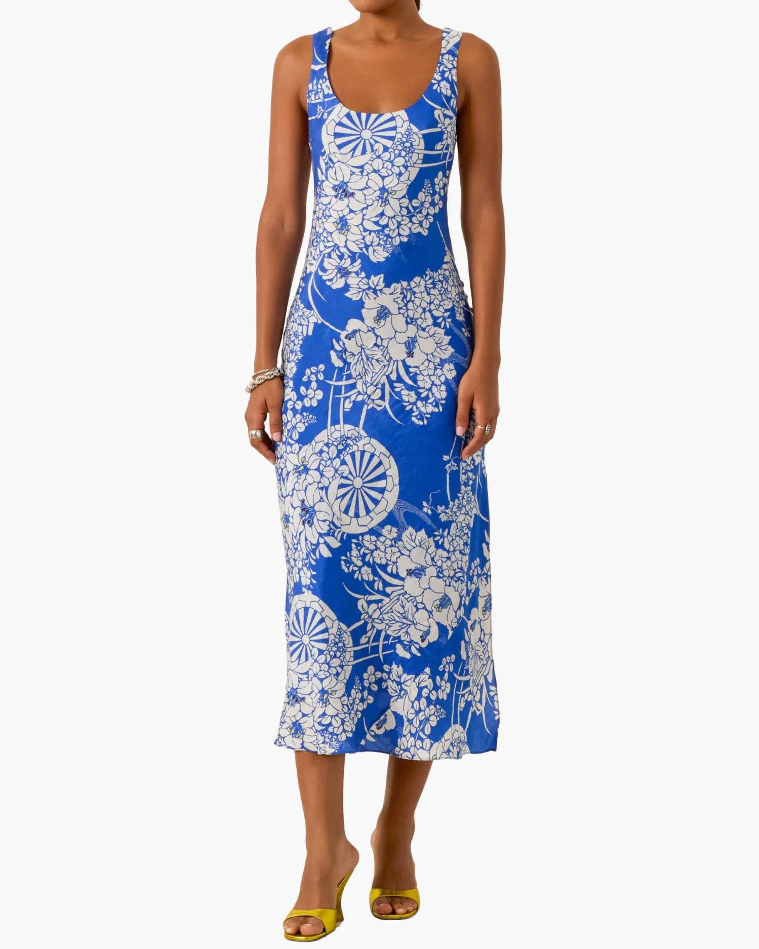 Alix Of Bohemia - Adele Royal Spoke Silk Dress