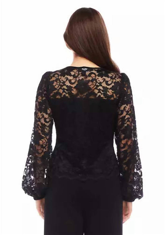 Karen Kane - Blouson Sleeve Lace Top