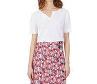 BOHEME SHORT SLEEVE KNIT TOP