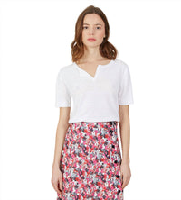 BOHEME SHORT SLEEVE KNIT TOP