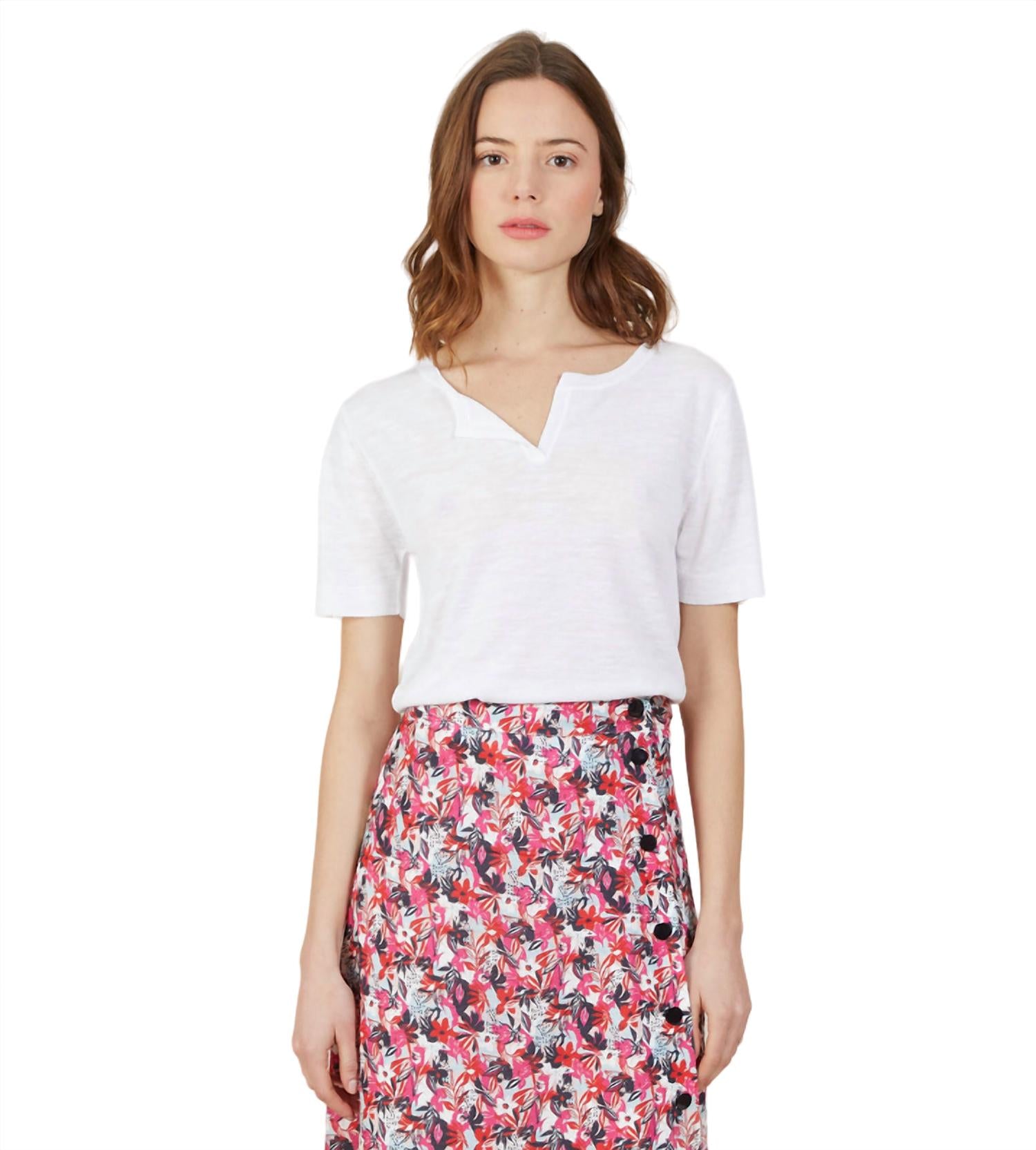 BOHEME SHORT SLEEVE KNIT TOP