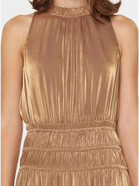 Current Air - Metallic Sleeveless Maxi Dress