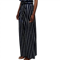 Veronica Beard - Women's Maliyah Striped Wide Leg Pant