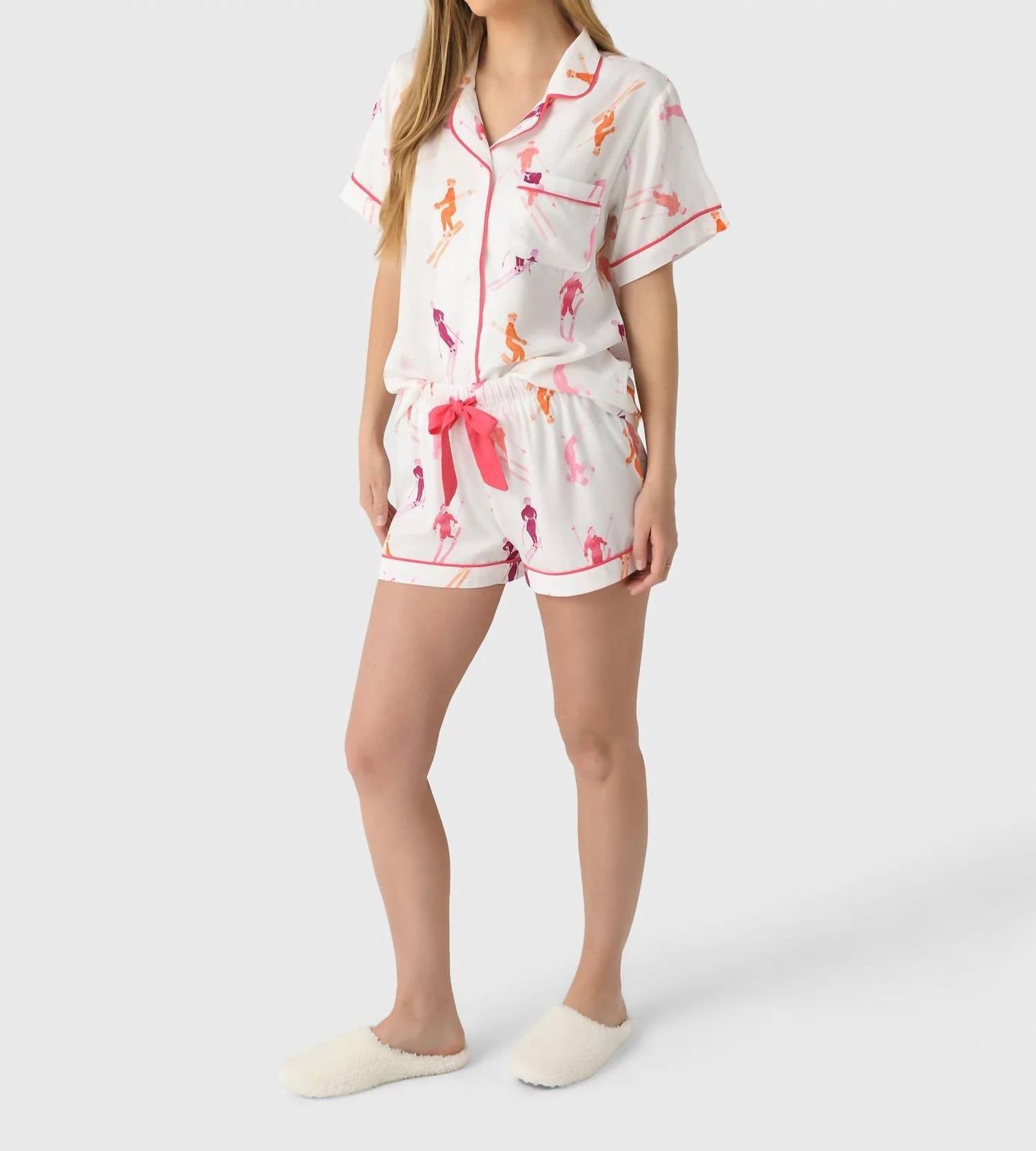 Katie Kime - Bluebird Day Shorts Pajama Set