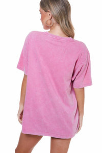 Zutter - Free Bird America Eagle Graphic Washed Boyfriend Fit Tee