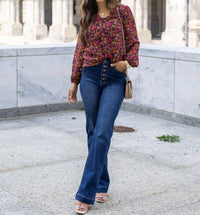 Grace And Lace - Autumn Eve Chiffon Top