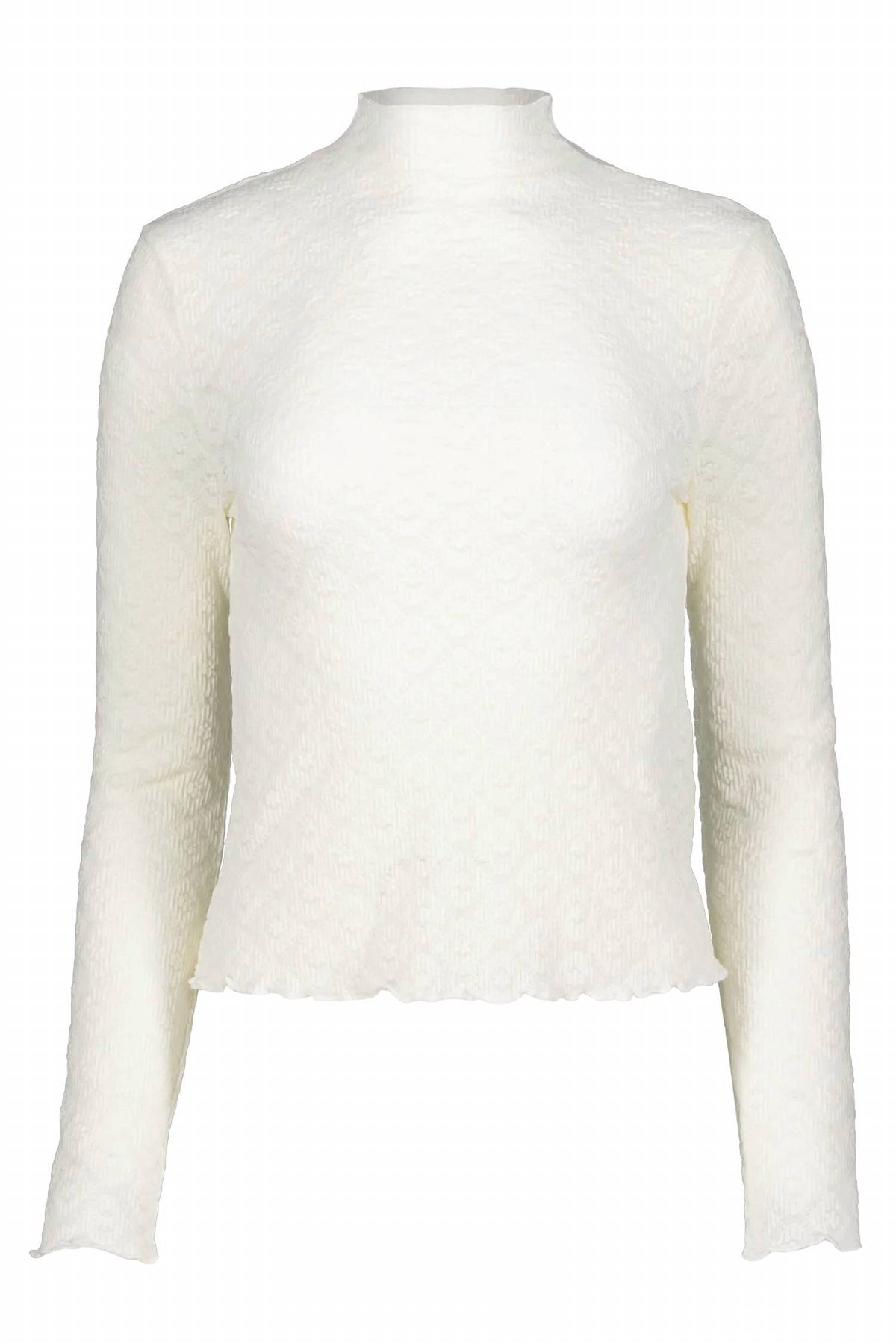 Bishop + Young - Spencer Funnel Neck Lace Top