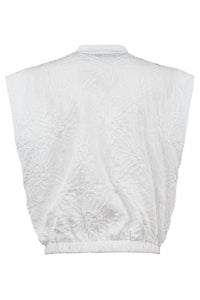 Finley - Pearl Popover Textured Jacquard Top