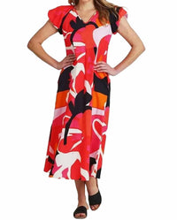 Foil - Dress Is More V-neck Midi Dress