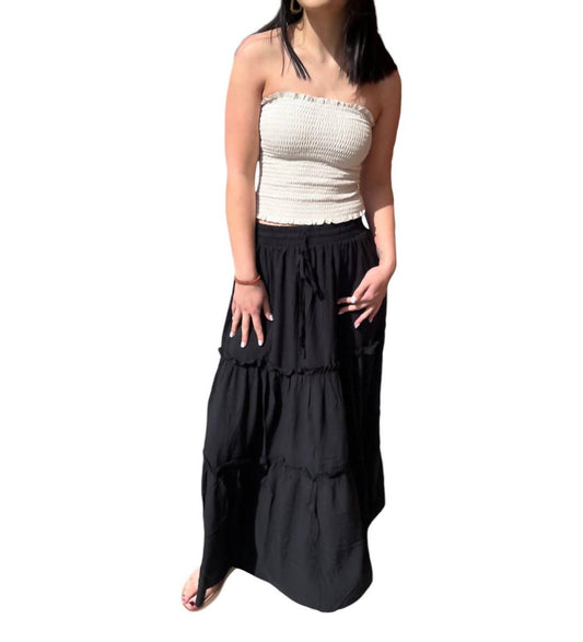 Zenana - Drawstring Skirt