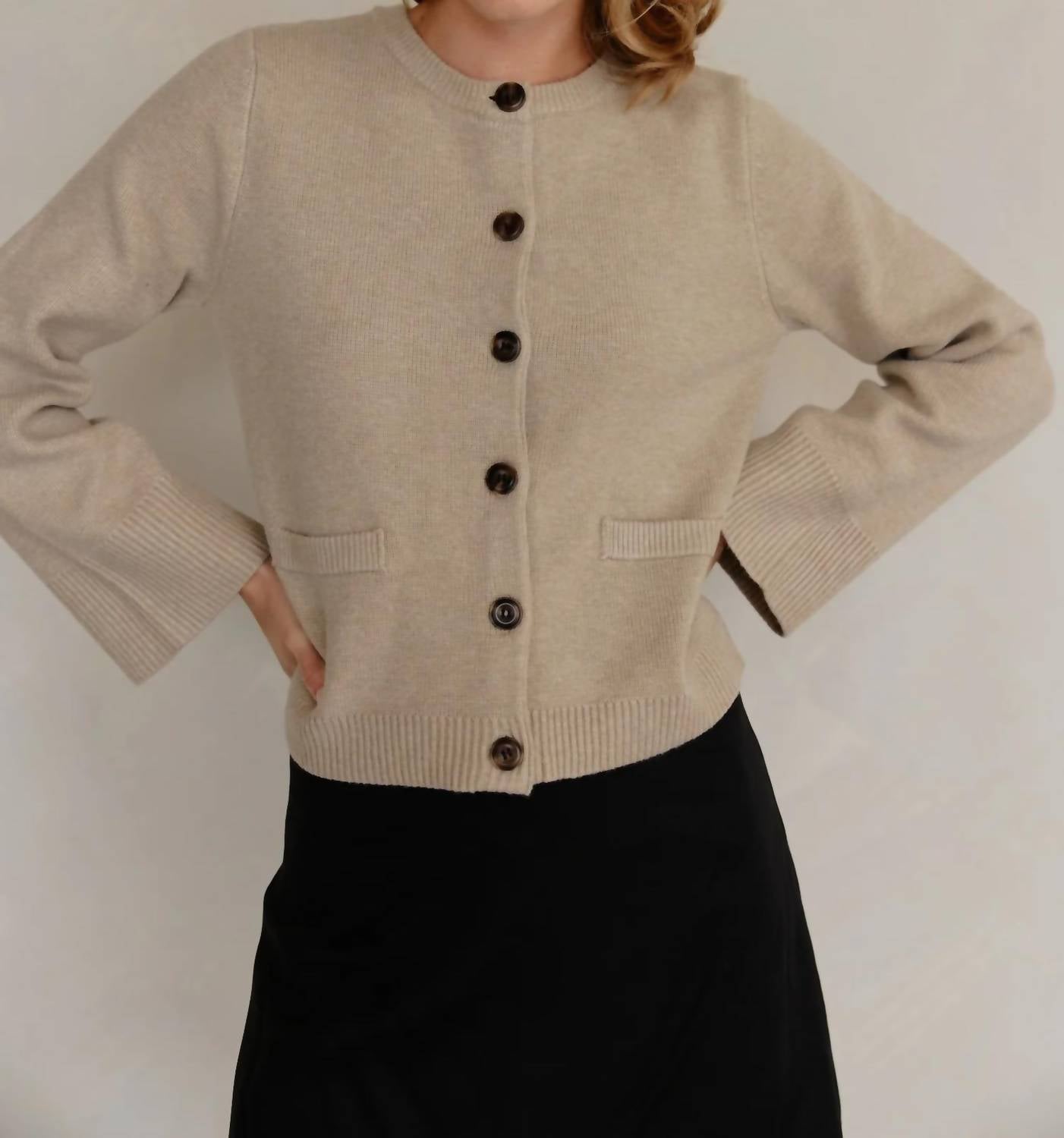 Mod Ref - Flared Sleeve Cardigan