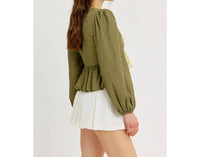 Idem Ditto - Camilla Bow Front Blouse