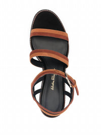 Salvatore Ferragamo - Women's Two-Tone Leather Sandal