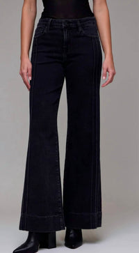 Hidden - Happi Mid Rise Comfort Flare Jeans