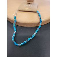 Zad - Women's Tidal Waves Marbled Bead Anklet