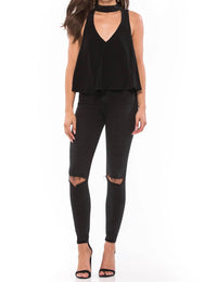 Show Me Your Mumu - Casey Collar Top