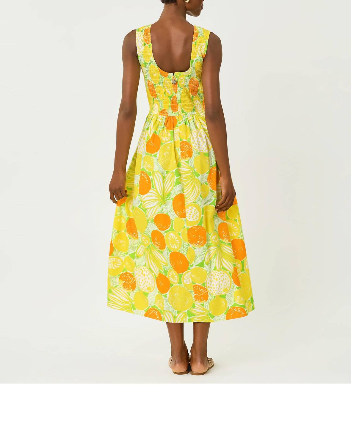 Lilly Pulitzer - Daisey Smocked Midi Dress