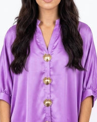 Yellow Lovebirds - Eugina Flowy Top