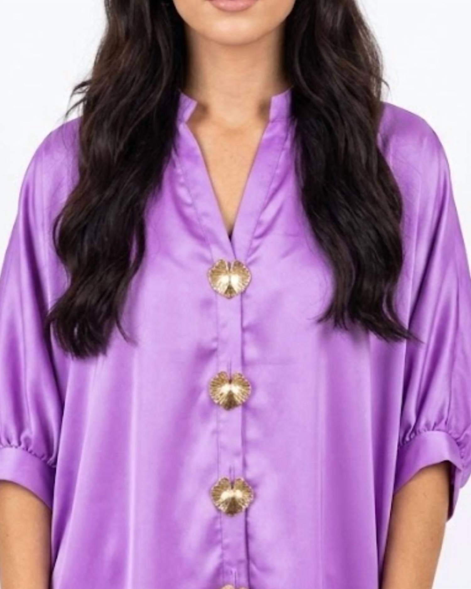 Yellow Lovebirds - Eugina Flowy Top