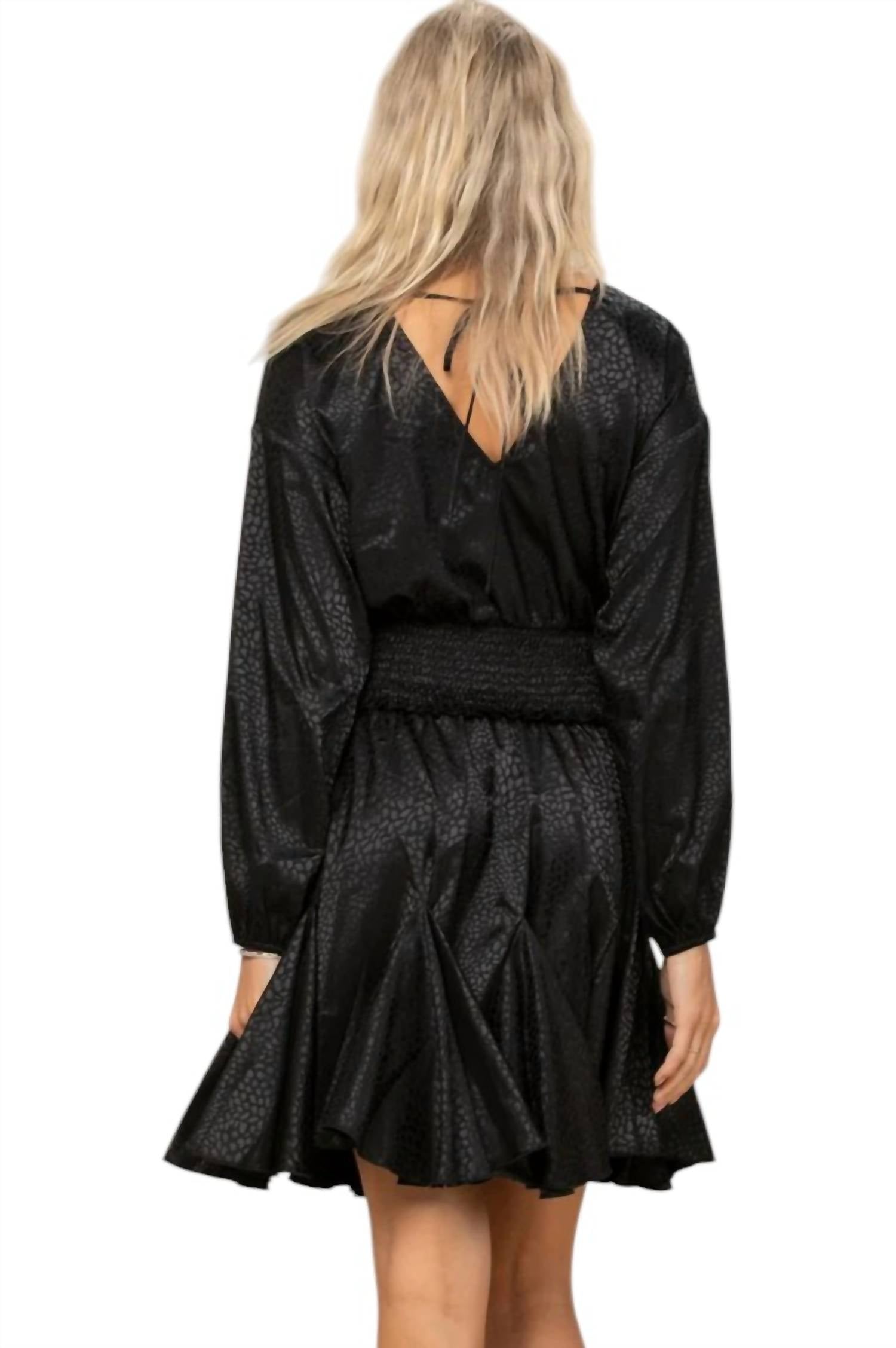 Oddi - See Us Together Satin Dress