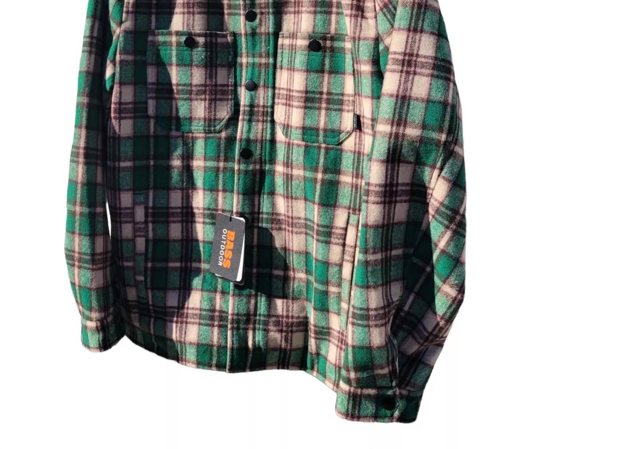 Bass Outdoor - Men's Insulated Plaid Jacket