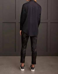 Tribal - Satin Drop Shoulder Shirt
