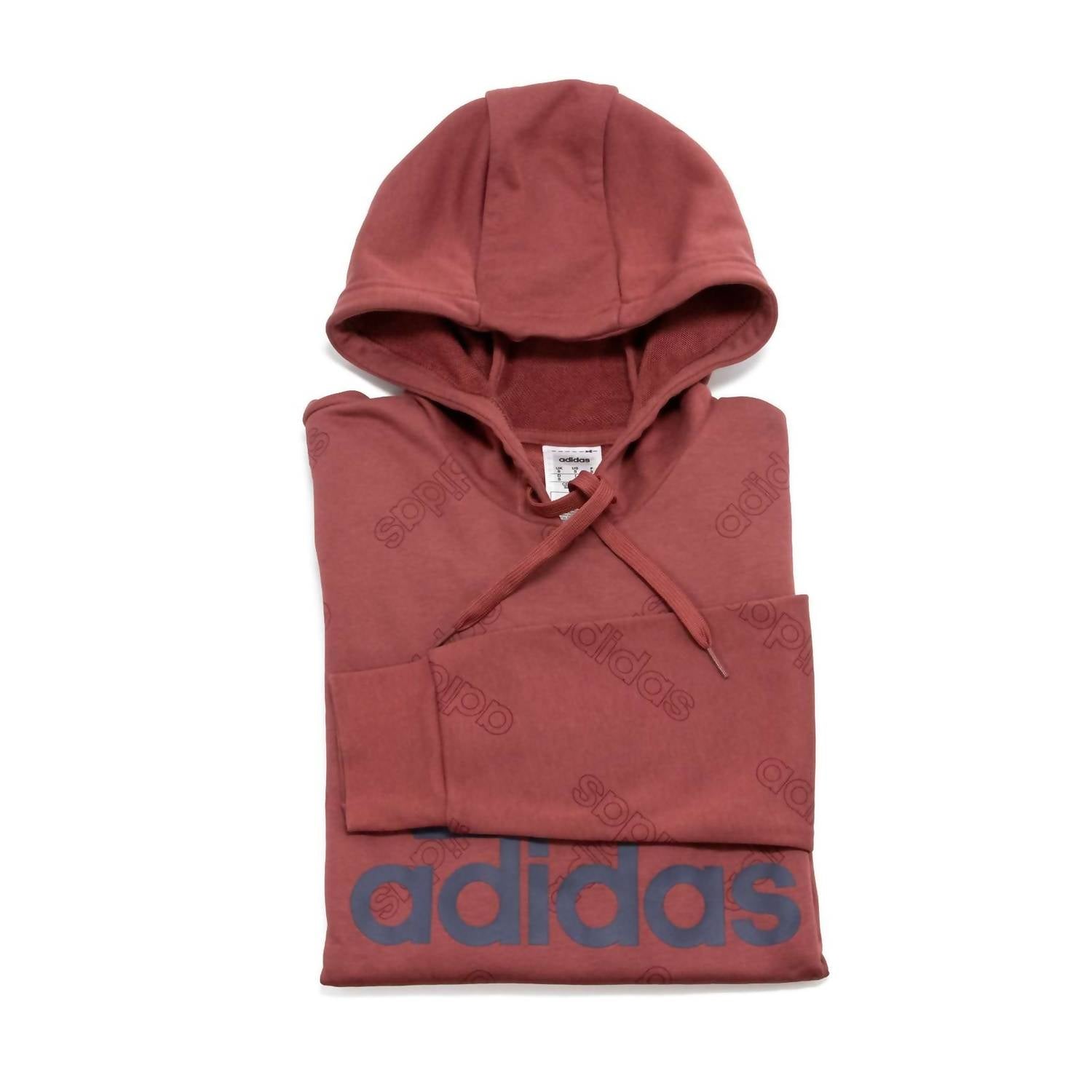 adidas Men's Favorites Graphic Hoodie in legacy red - men's shirt - alternate view