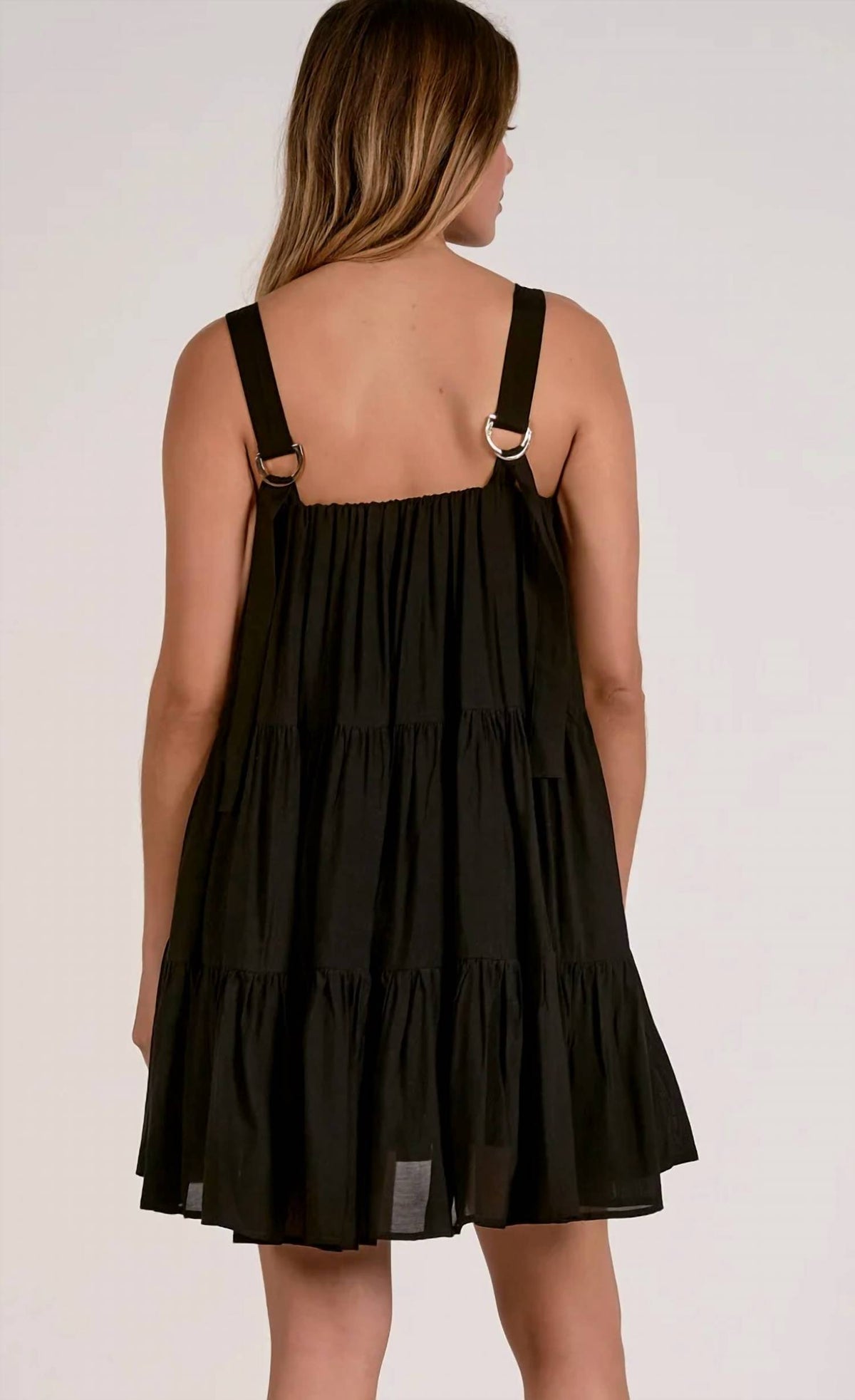 Elan - Jodi Tiered Woven Mini Dress