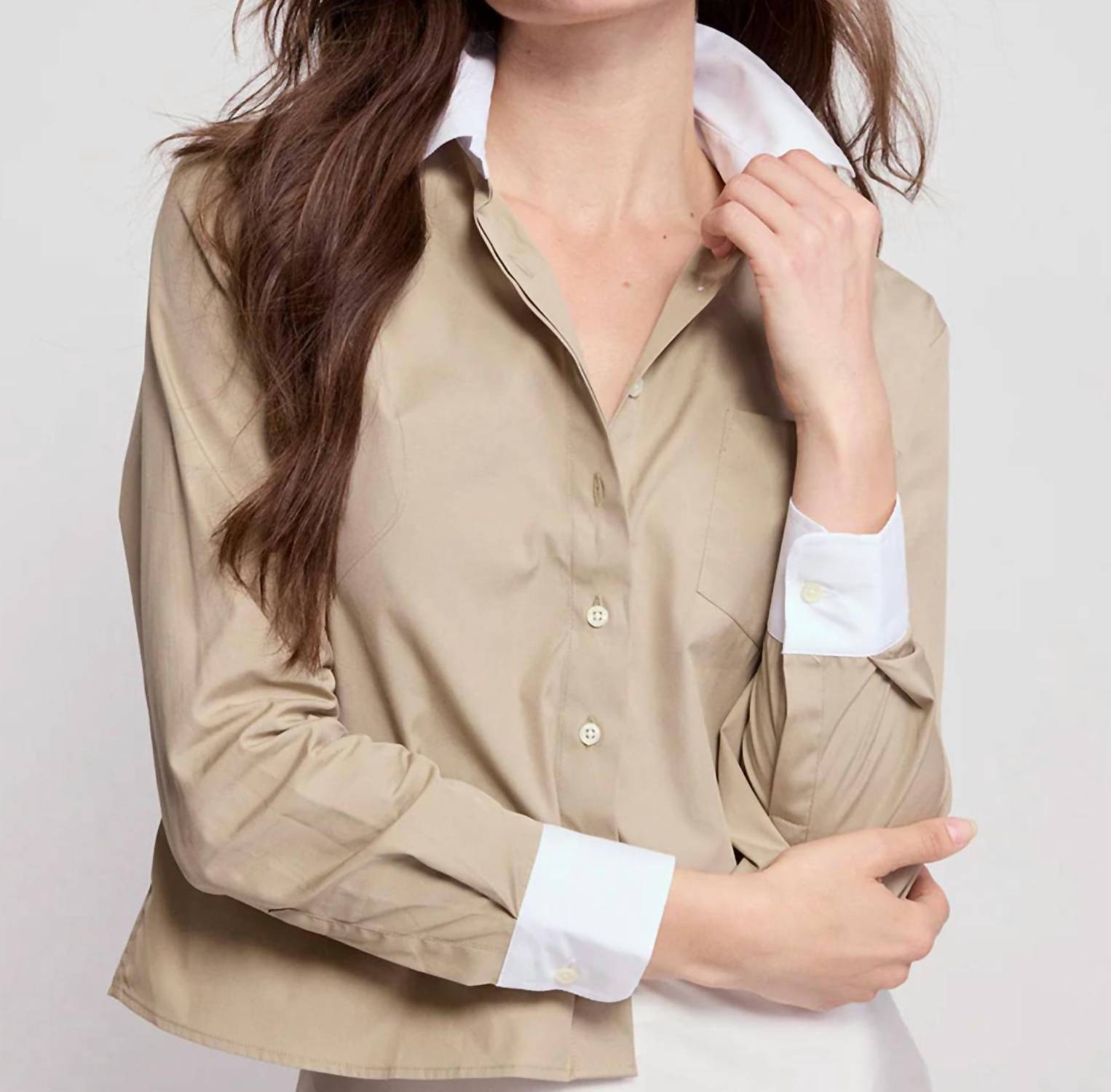 The Shirt - Long Sleeve Boxy Crop Top