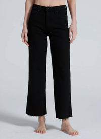 Askk Ny - Crop Slim Wide Leg Jeans