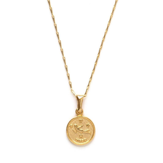 Amano Studio - Women's Zodiac Medallion Charm Necklace