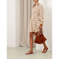 Zimmermann - Tuck Shirt Mini Dress