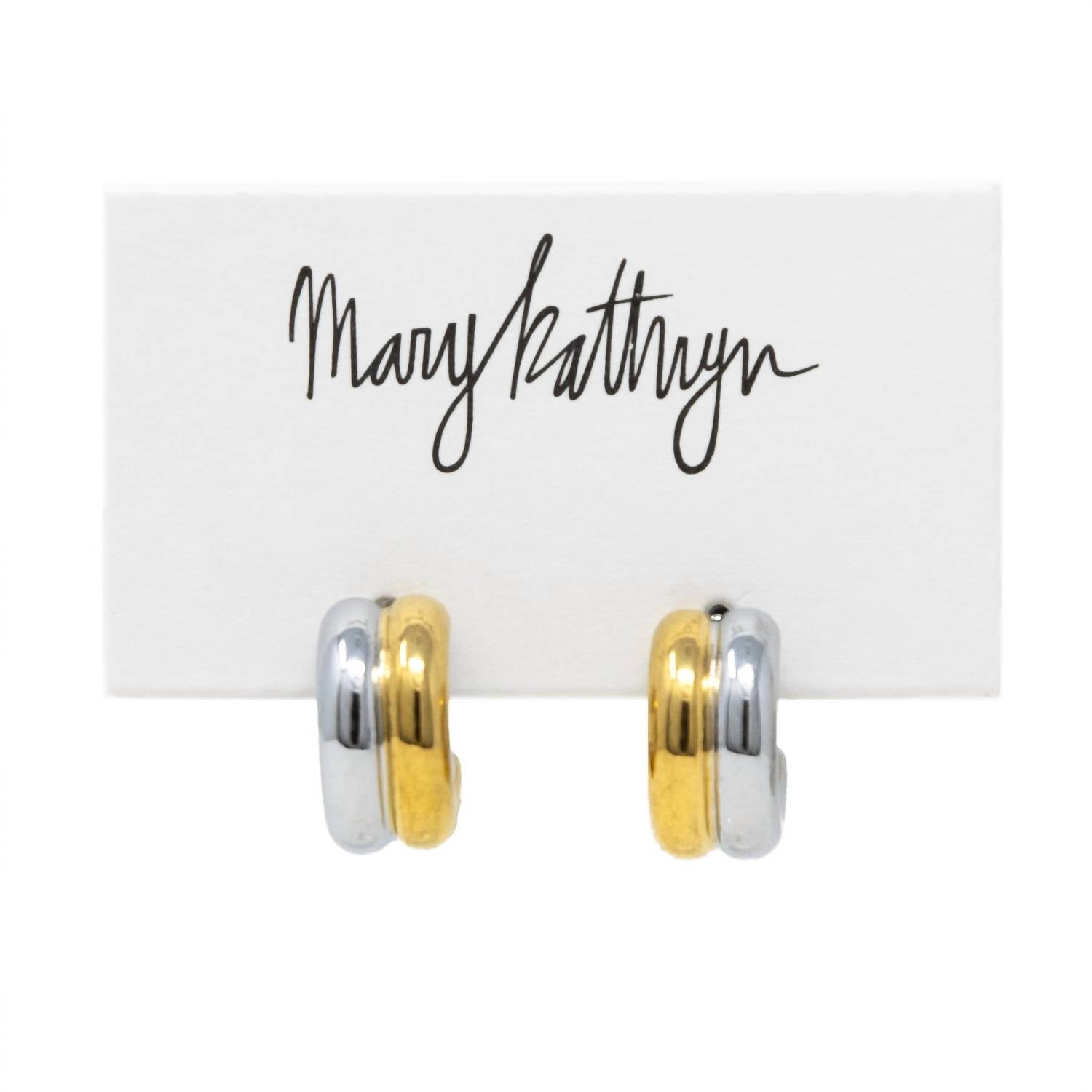 Mary Kathryn Designs - Women After Midnight Two Toned Huggies