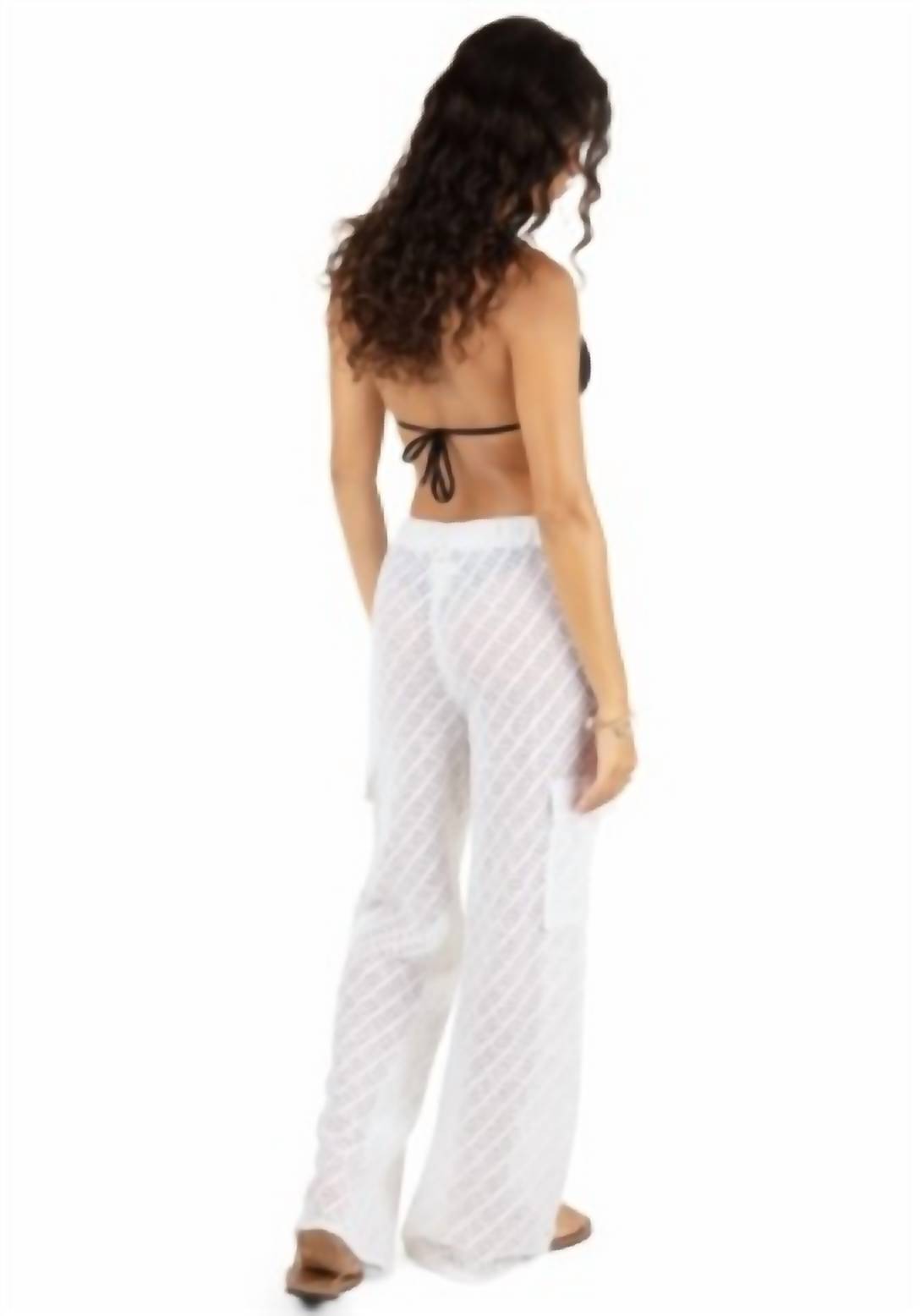Hurley - Crochet Cargo Beach Pant