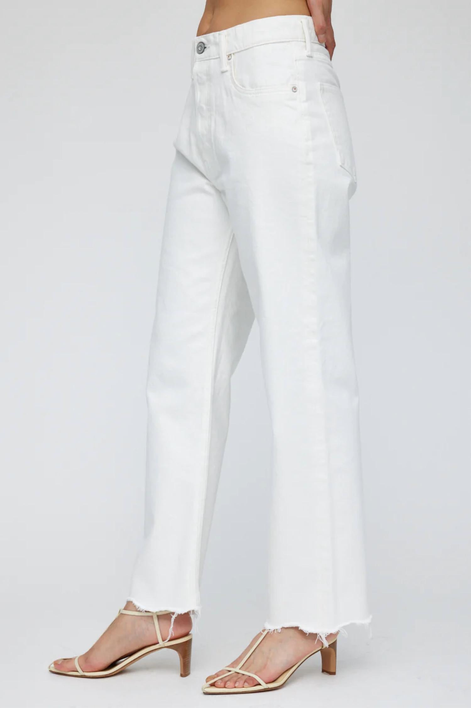 Moussy - Aurora Wide Straight Crop Jean