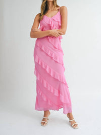 Mable - Tiered Ruffle Maxi Dress