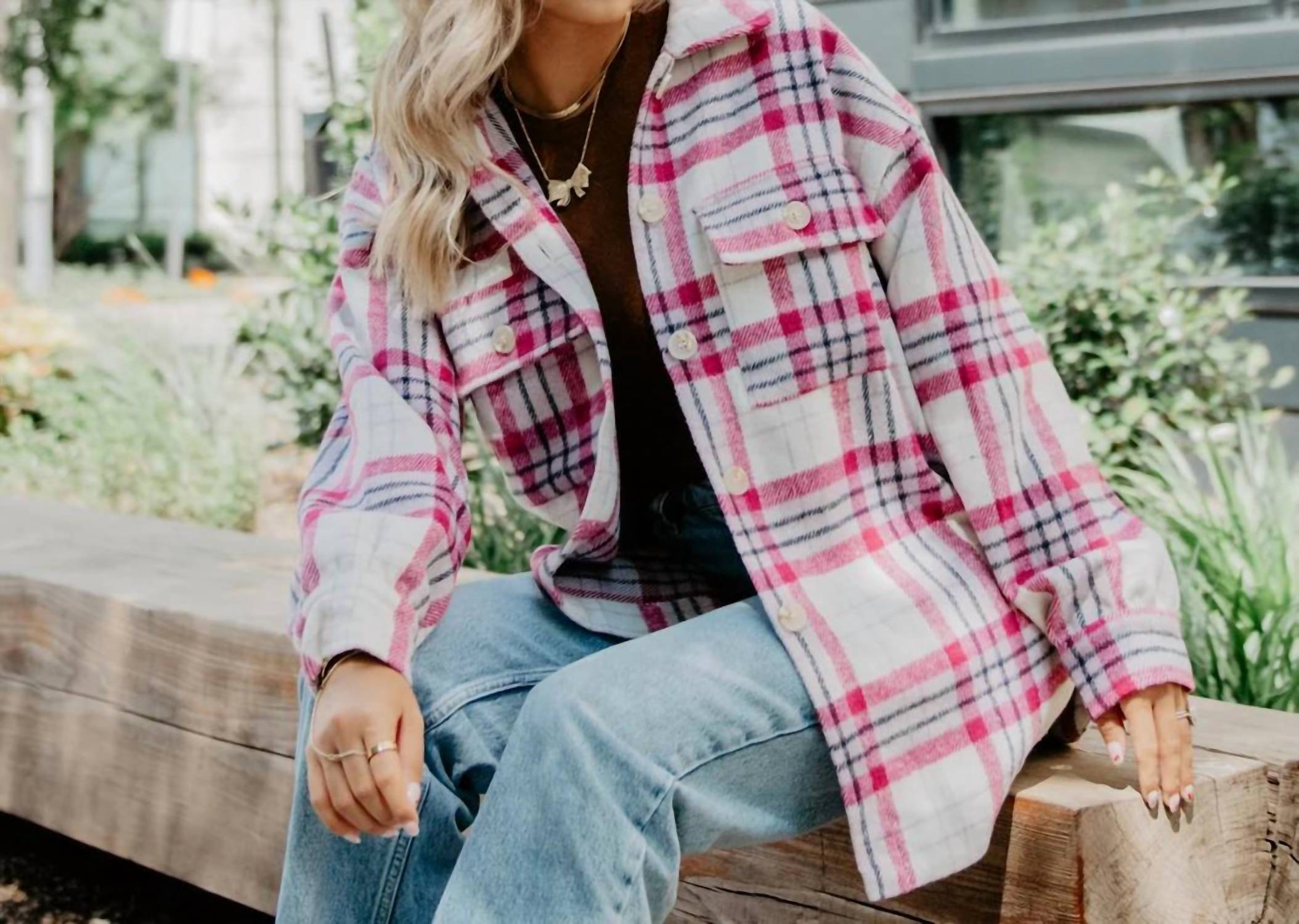 Katydid - Plaid Passion Shacket