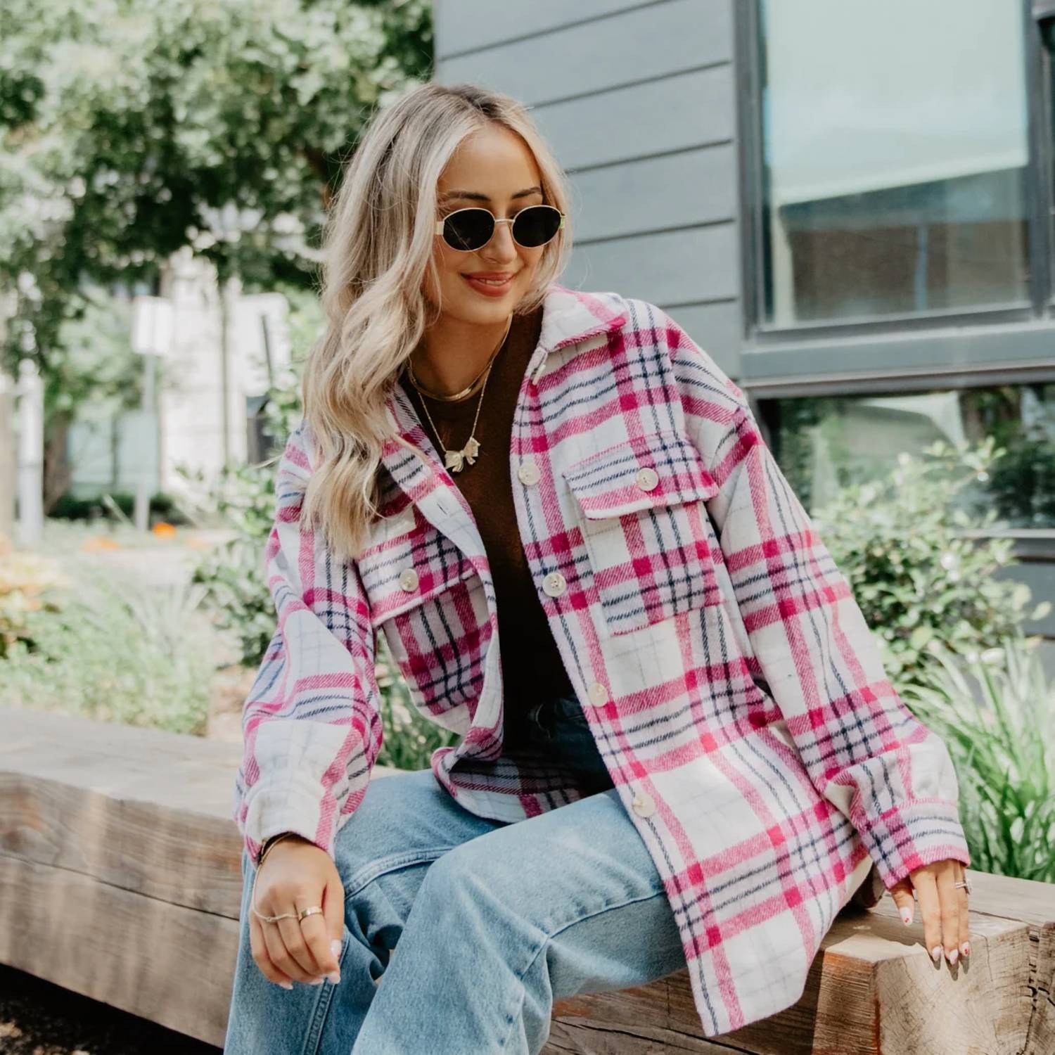 Katydid - Plaid Passion Shacket