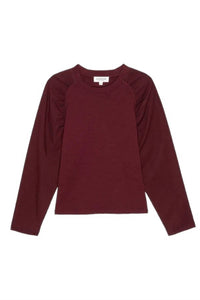 Nation Ltd - Ruthie Ruched Long Sleeve Top