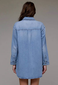 Hidden - Oversized Shirt Dress
