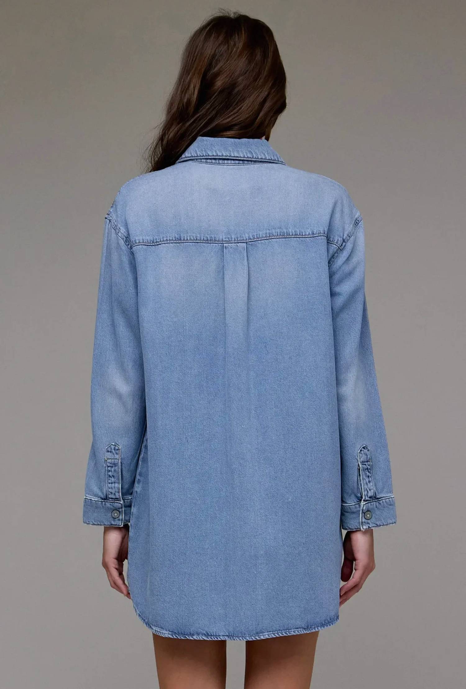Hidden - Oversized Shirt Dress