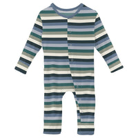 Kickee - Kids' Print Coverall with Snaps