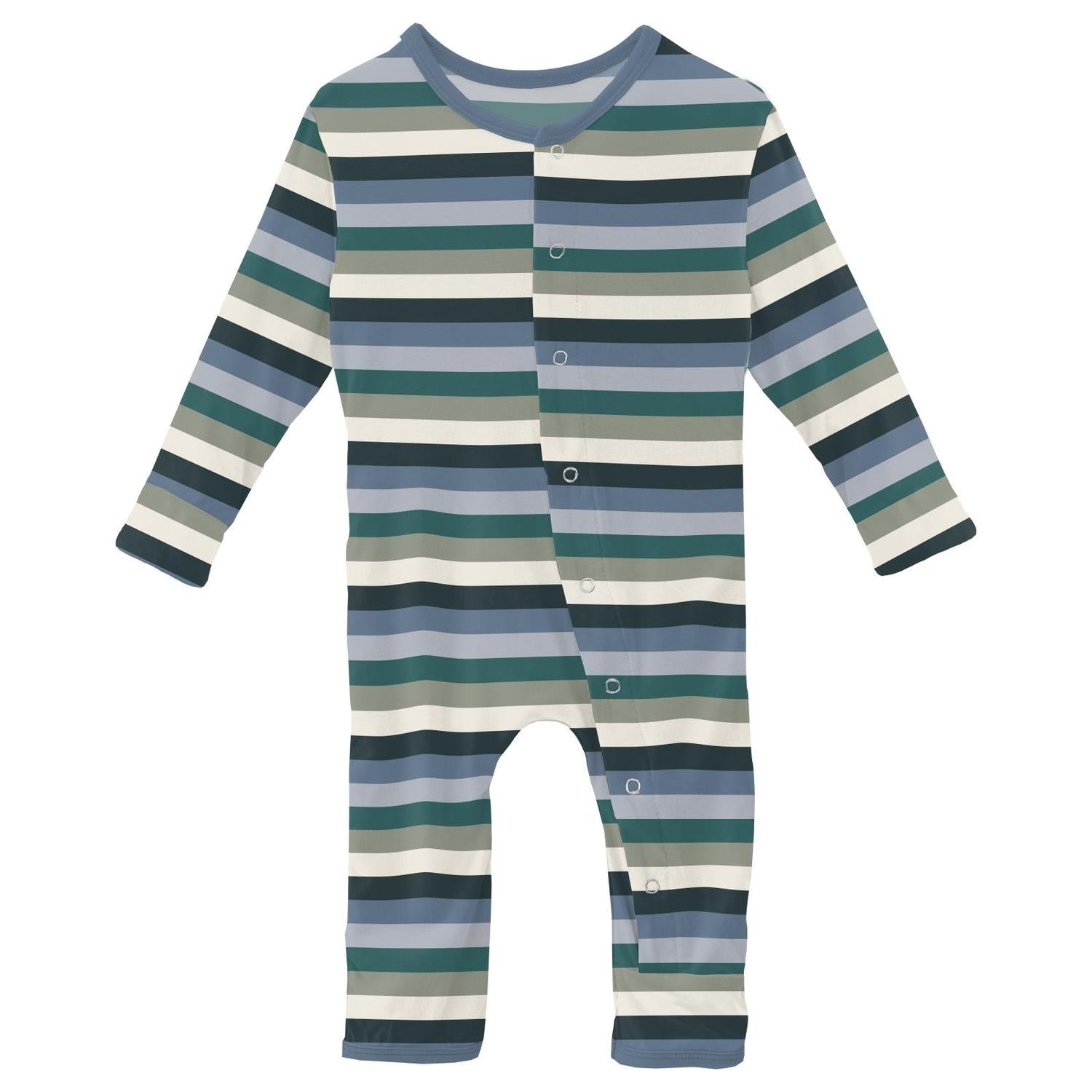 Kickee - Kids' Print Coverall with Snaps