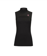 Chucuchu - Front Mesh Half Neck Top