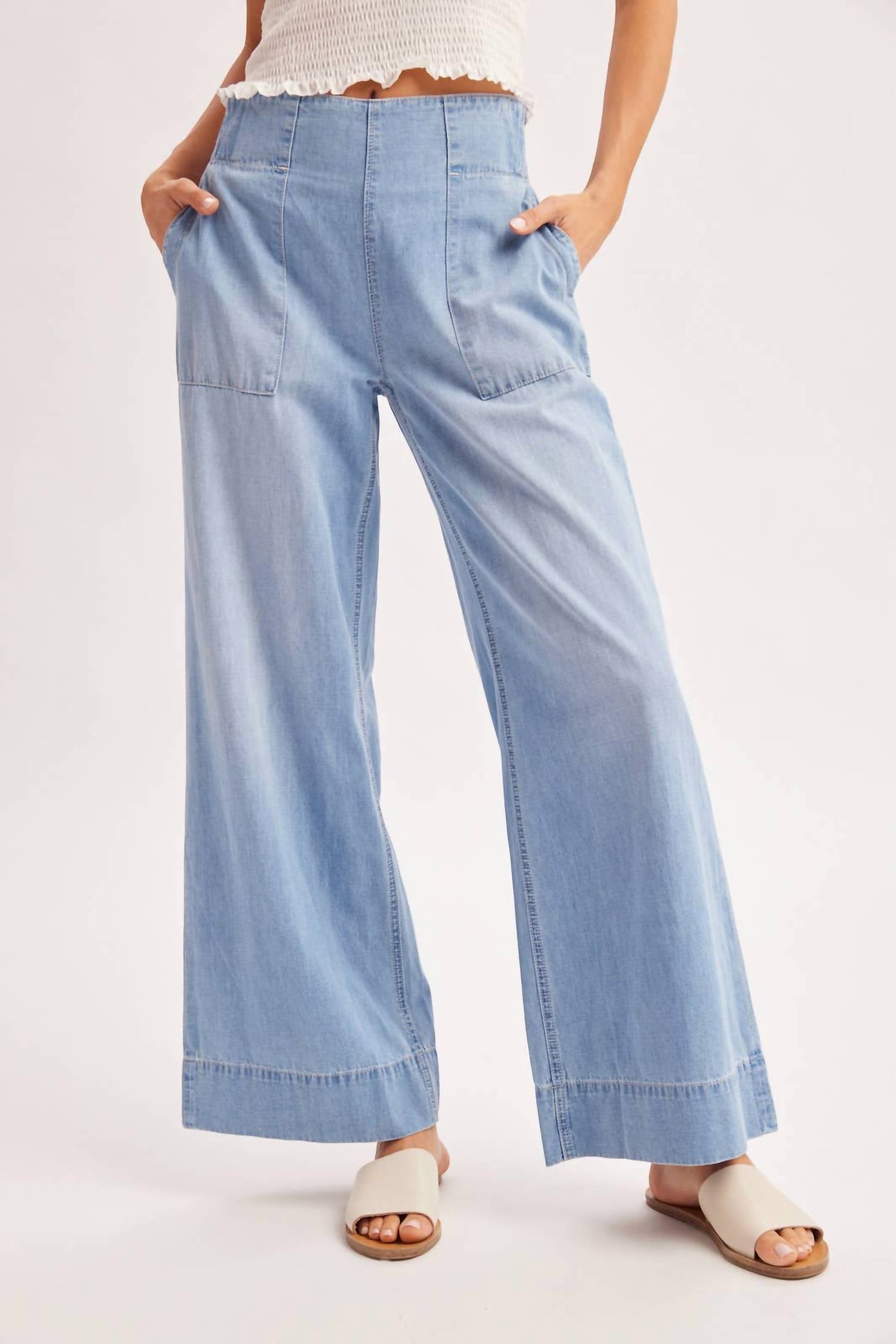 Bluivy - Winnie Wide-leg Denim Jeans