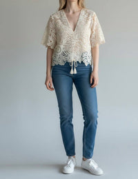 Ulla Johnson - Dua Corded Short Sleeve Top