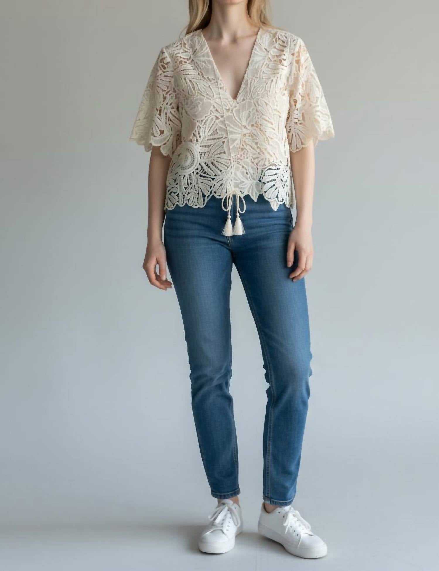 Ulla Johnson - Dua Corded Short Sleeve Top